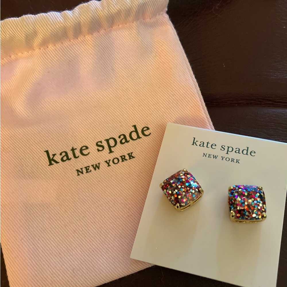 Kate Spade Multi-Colored Sparkle Earrings